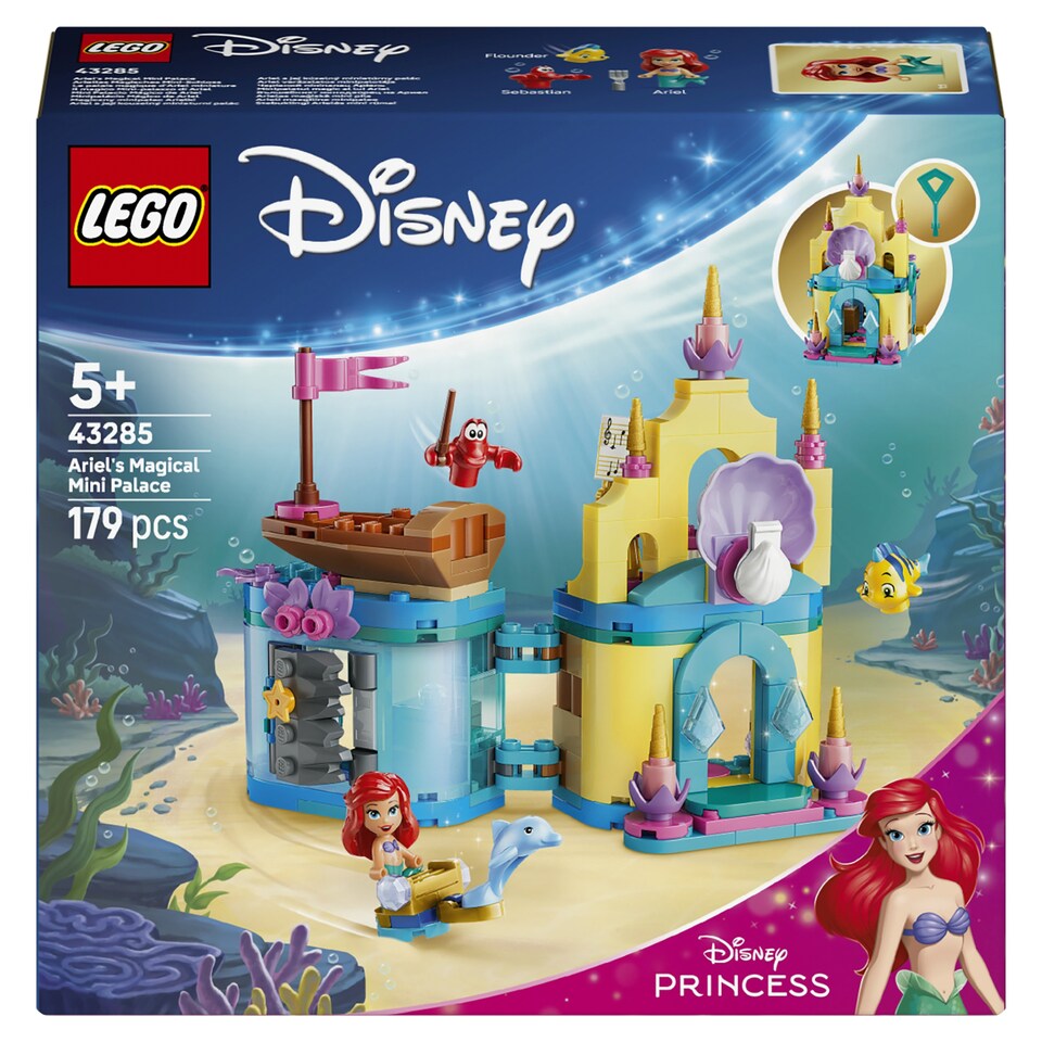obrázok 1 z LEGO Disney 43285 Ariel a jej kúzelný miniatúrny palác
