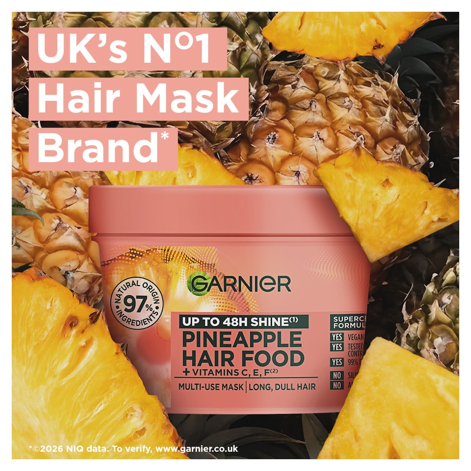 image 1 of Garnier Ultimate Blends Hair Food Pineapple 3In1 Mask 400ml