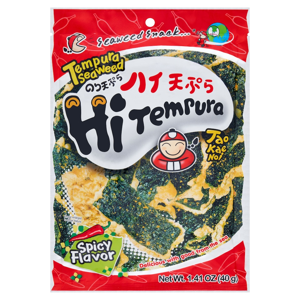 Tao Kae Noi Tempura Seaweed Spicy Flavoured 40G
