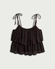 image 4 of F&F Tiered Lace Camisole in Brown