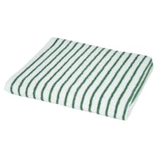 F&F Home White Stripe Bath Towel