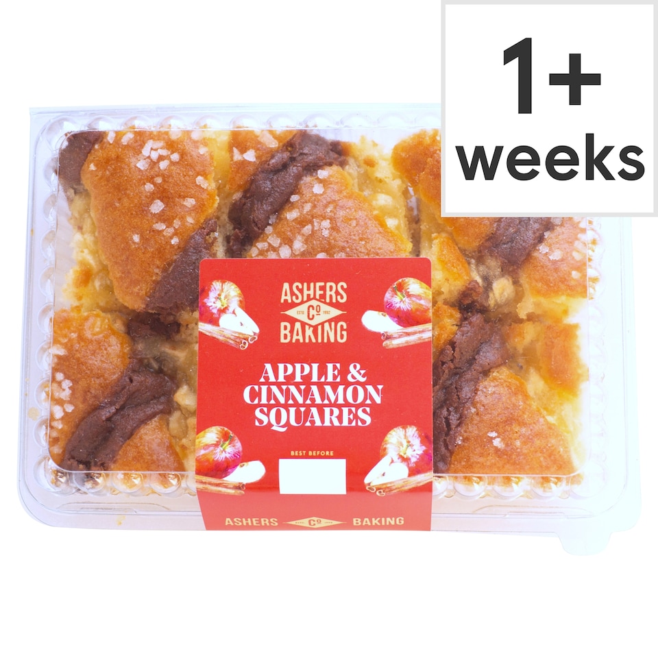 Ashers Apple & Cinnamon Sponge Cakes 6 Pack
