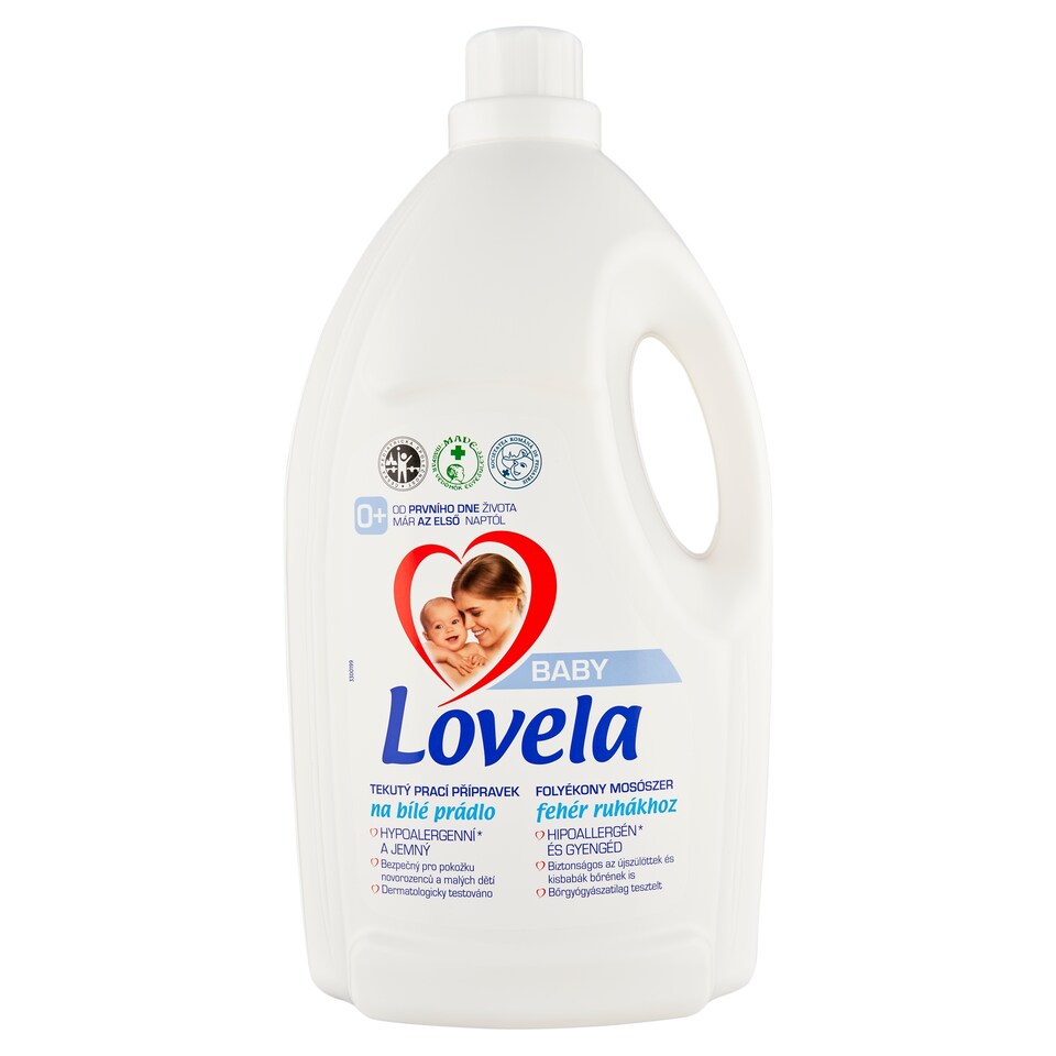 image 1 of Lovela Baby Liquid Detergent for Whites 50 Washes 4.5 L
