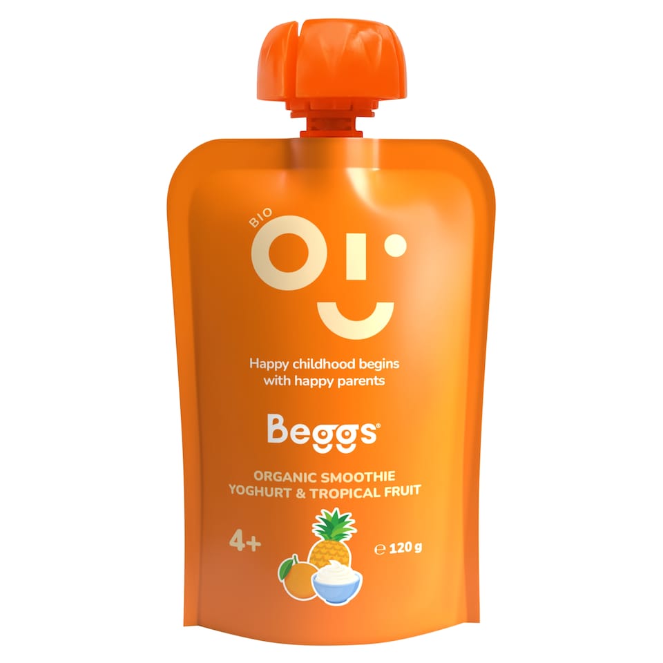 Beggs Bio smoothie s jogurtem a tropickým ovocem 120g