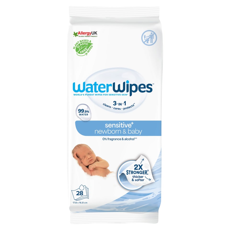 image 1 of WaterWipes BIO Wet Wipes On The Go Pack 28 sheet