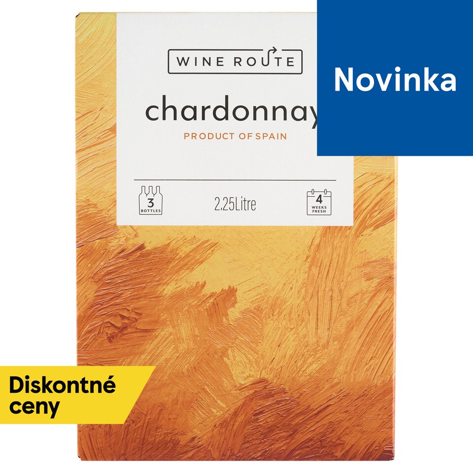 Wine Route Chardonnay biele víno suché 2,25 l
