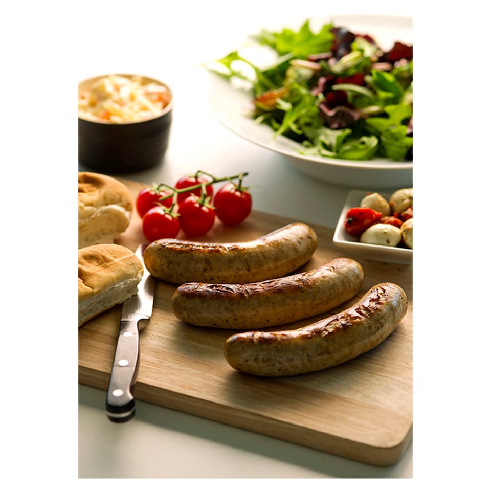 image 1 of Tesco 6 Bratwurst Sausages 540G
