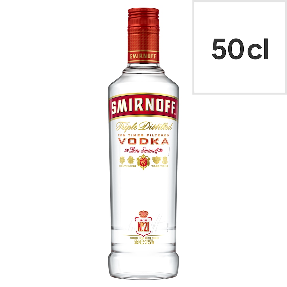 image 1 of Smirnoff Red Vodka 50Cl