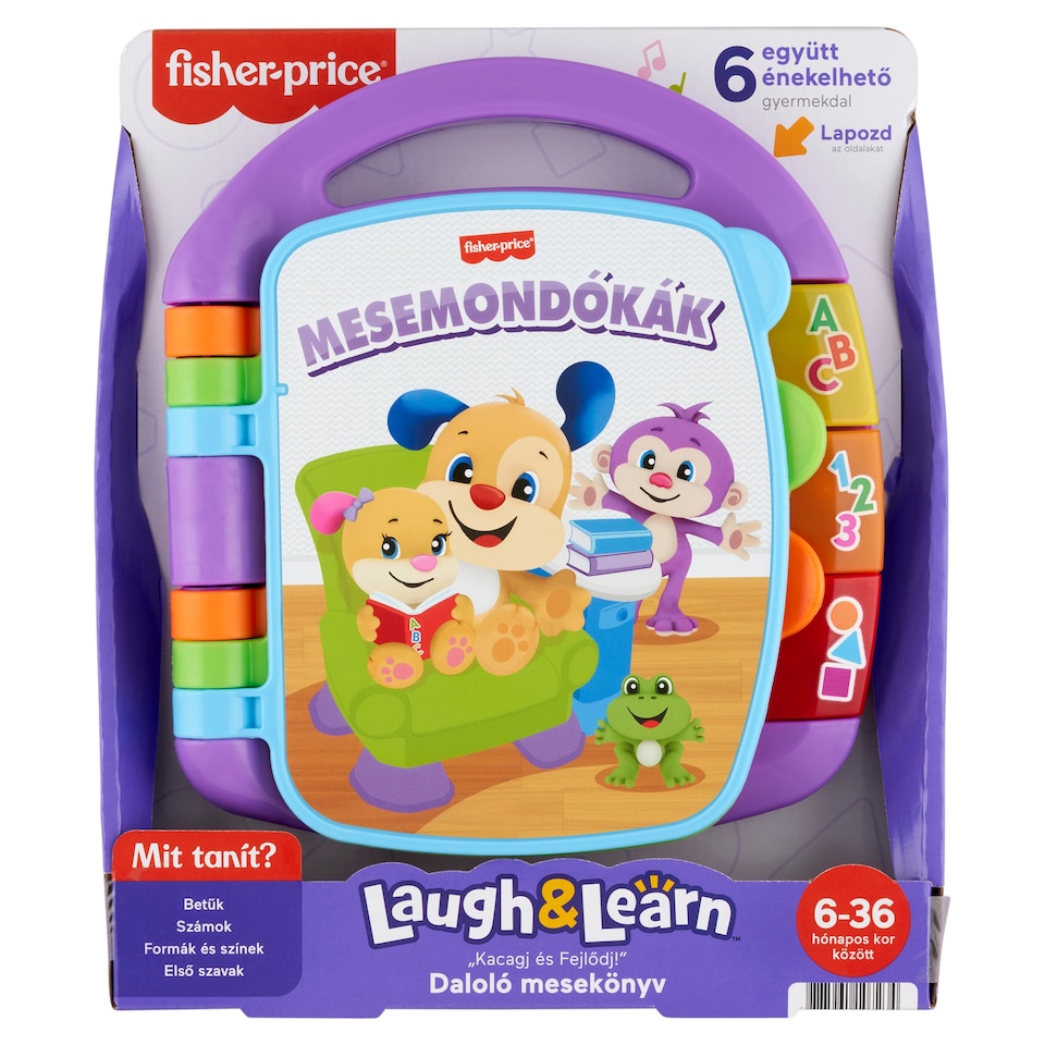 Fisher-Price Laugh & Learn Daloló mesekönyv