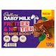 image 1 of Cadbury Dairy Milk Fruitier & Nuttier Orange Boost Chocolate Bars 4 x 30g