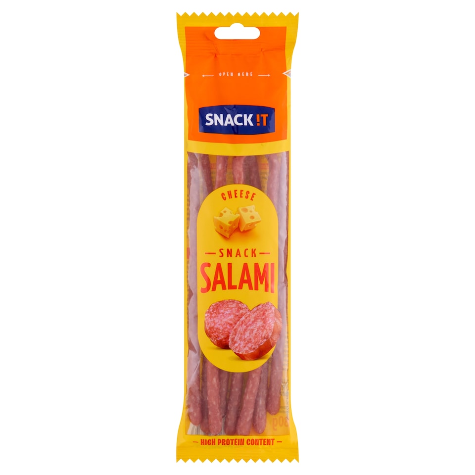 image 1 of Snack !t Salami Snack Cheese 80g