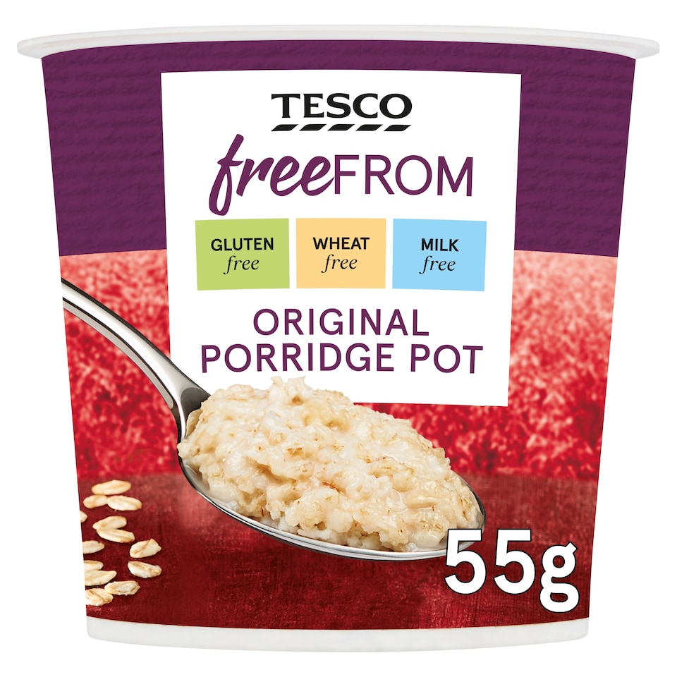 Tesco Free From Original Porridge Pot 55G