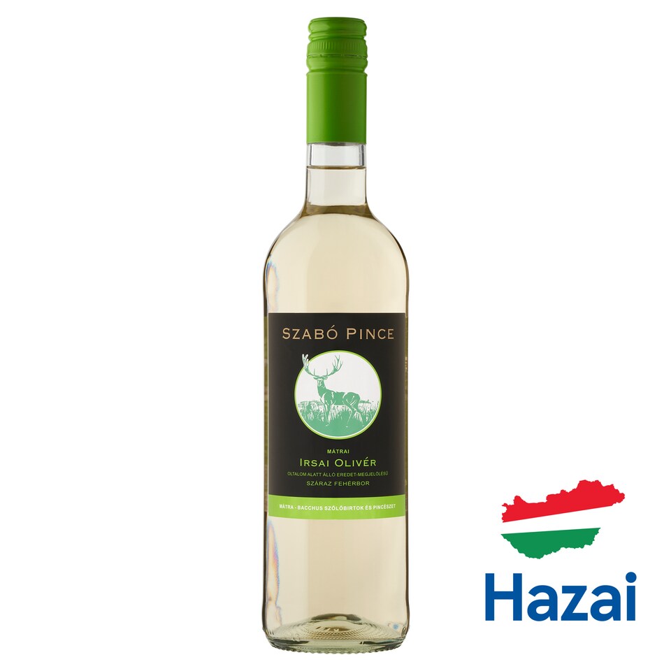 Szabó Pince Mátrai Irsai Olivér Dry White Wine 11% 750 ml