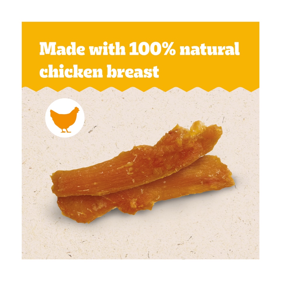 image 1 of Pedigree Ranchos Dog Treats Fillets Chicken 70g