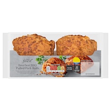 Tesco Finest Bourbon BBQ Pulled Pork Rolls 270g