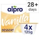 image 1 of Alpro Vanilla Dairy Free Vegan Soya Dessert 4x125g