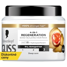 Schwarzkopf Gliss 4 in 1 Regeneration Bond-Building Hair Mask 400 ml