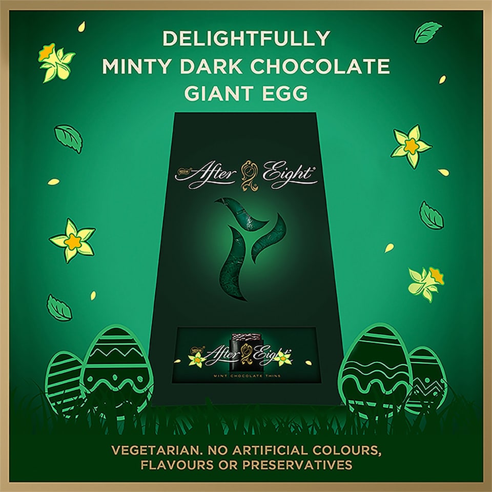 image 1 of After Eight Dark Mint Chocolate Premium Easter Egg 400g
