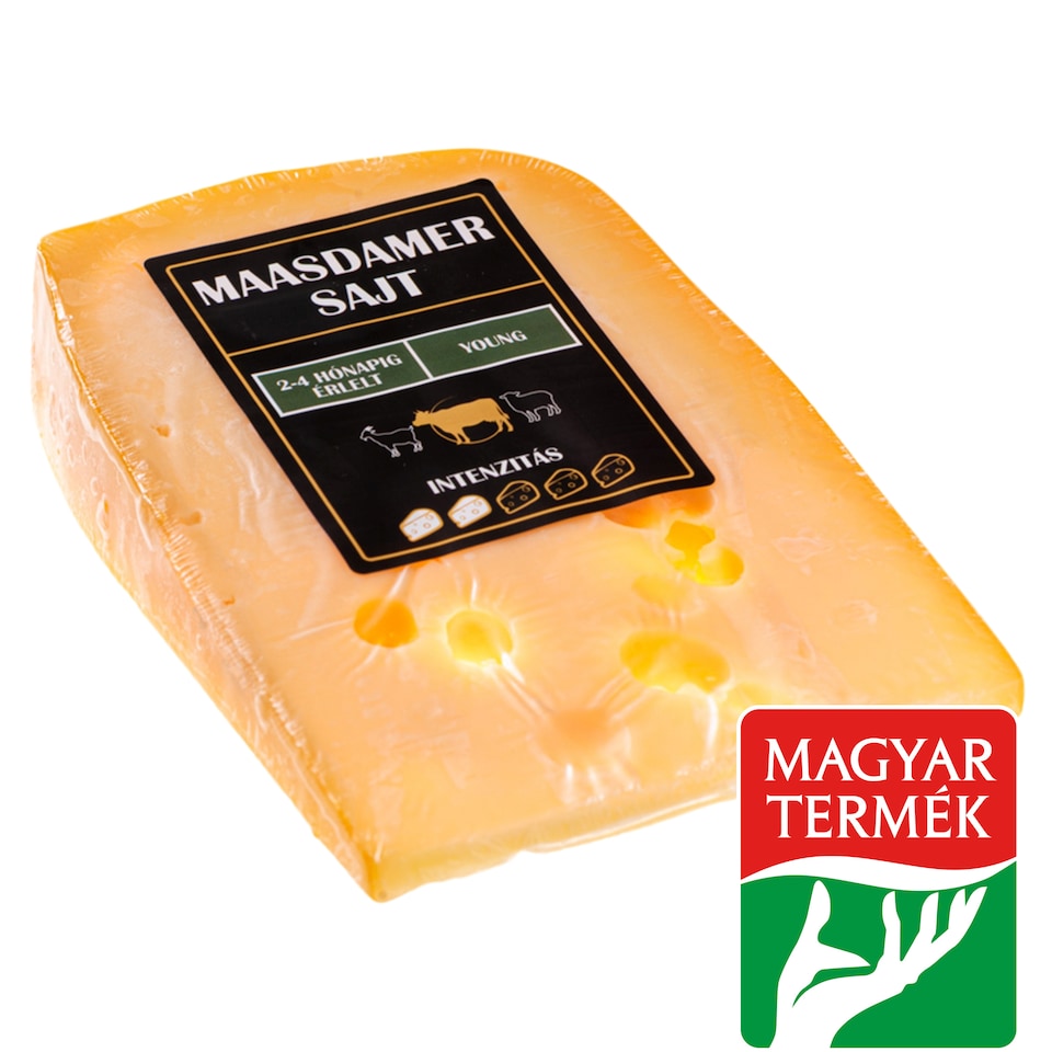 Maasdammer zsíros, félkemény sajt