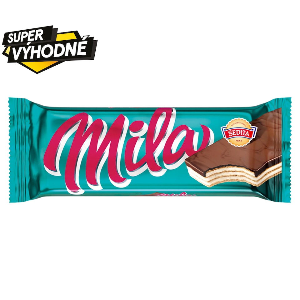 image 1 of Sedita Mila Crispy Wafers with Milk Cream Filling 50g