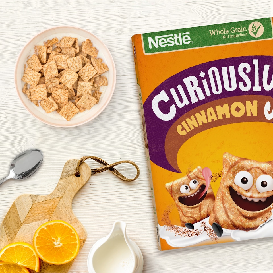 image 1 of Nestlé Curiously Cinnamon Cereal 375g