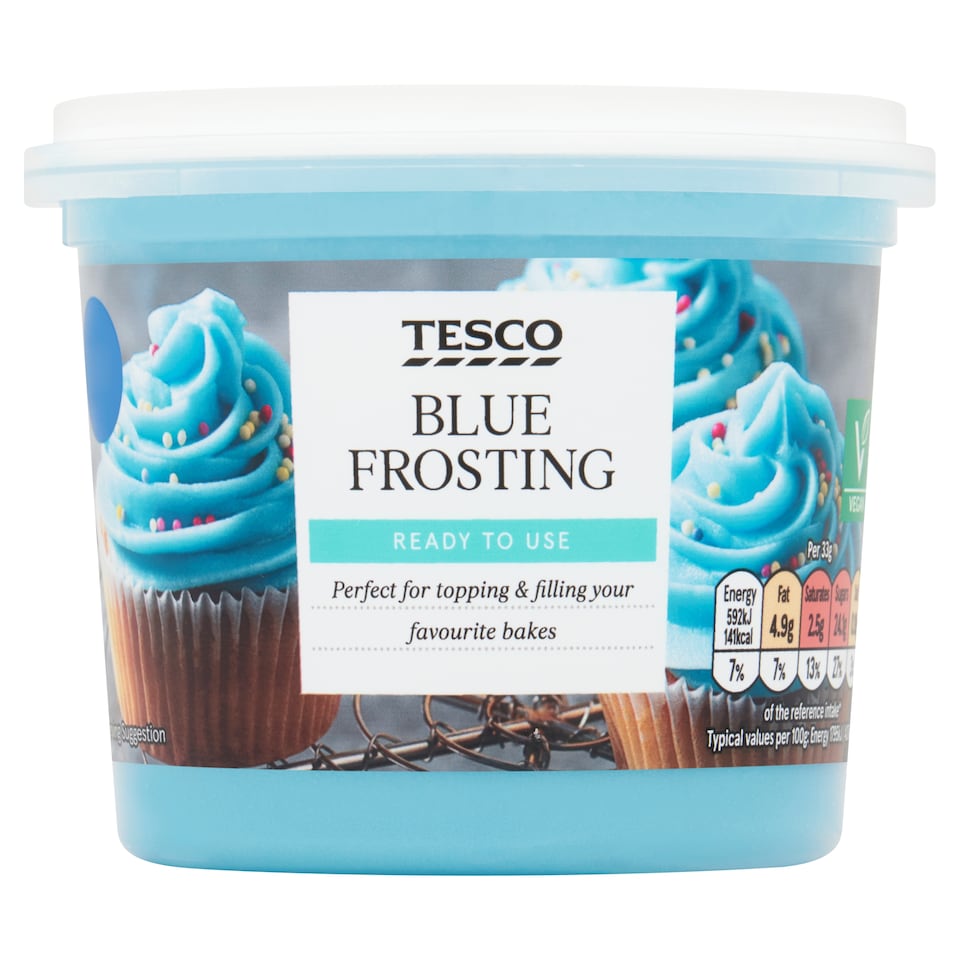 Tesco Blue Frosting 300g