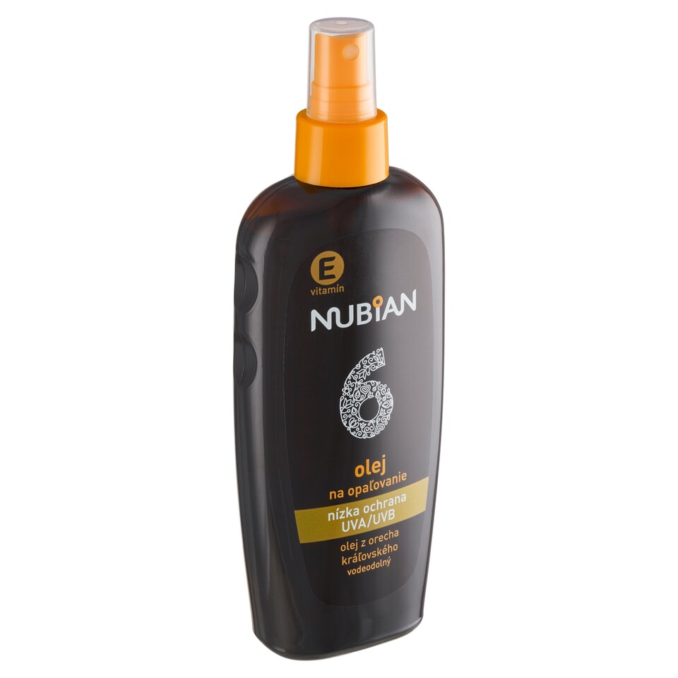 image 1 of Nubian Vodeodolný olej na opaľovanie SPF 6 200 ml