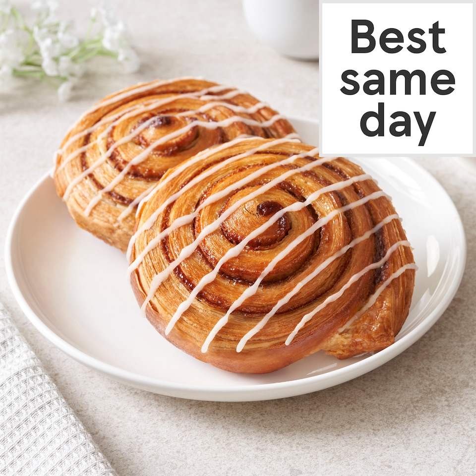 image 1 of Tesco Cinnamon Swirls 2 Pack