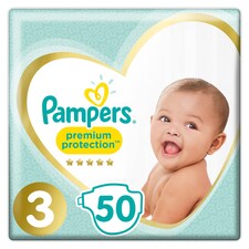 Pampers New Baby Size 3 Midi Essential Pack 50