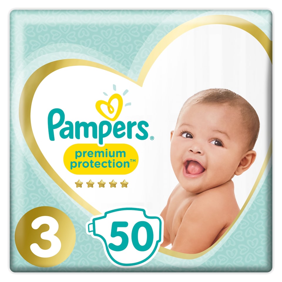 image 1 of Pampers New Baby Size 3 Midi Essential Pack 50