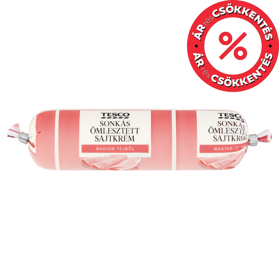 Tesco Processed Cheese Spread with Ham 100 g