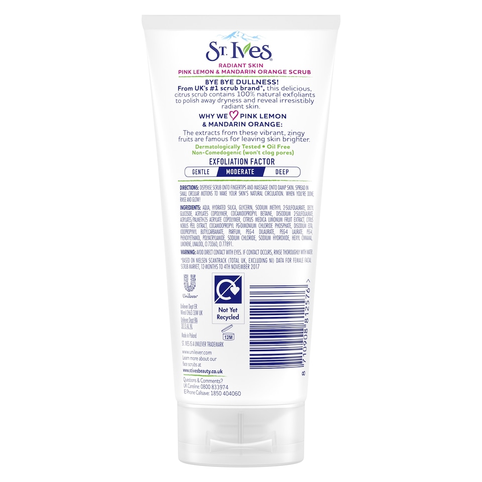 image 1 of St. Ives Pink Lemon & Orange Face Scrub 150Ml