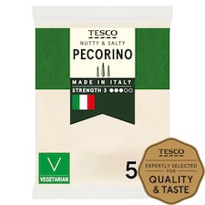 Tesco Grated Pecorino Cheese 50G