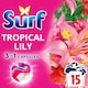 image 1 of Surf 3 In 1 Tropical Lily Washing Capsules 15 Washes 259.5g