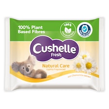 Cushelle Fresh Pure Flushable Moist Toilet Tissue 38 Wipes