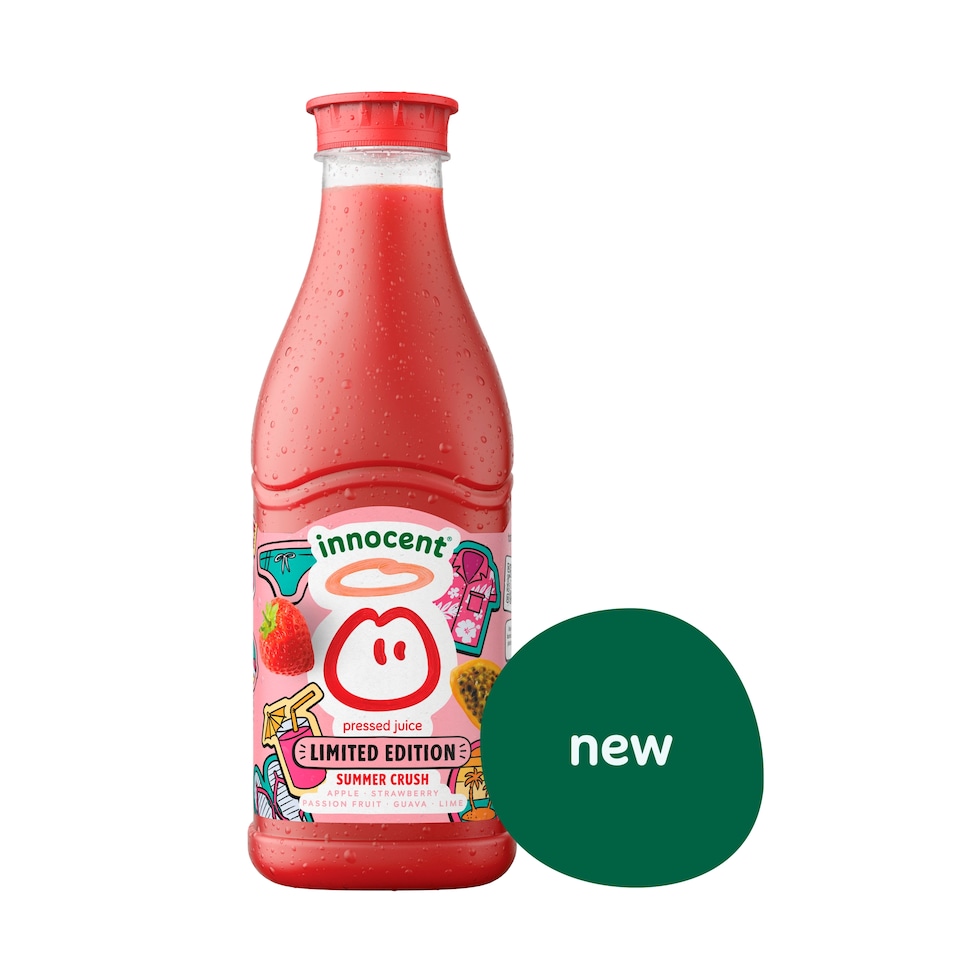 image 1 of innocent Summer Crush Apple, Strawberry, Passion Fruit, Guava and Lime 900ml