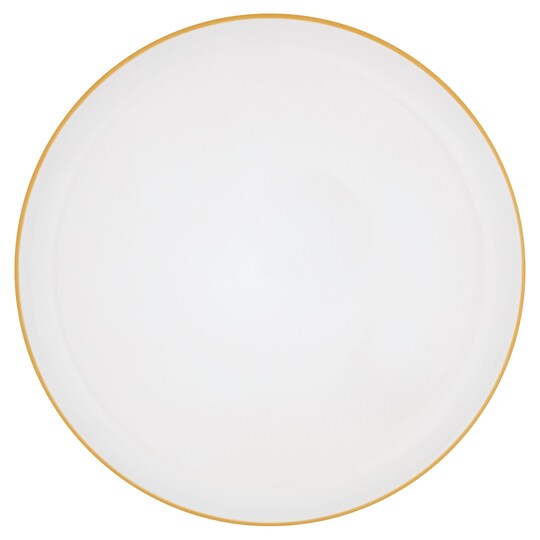 Tesco Aura Dinner Plate Ochre Tesco Groceries