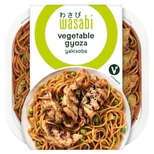 Wasabi Vegetable Gyoza Yakisoba 450g - Tesco Groceries