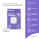 image 2 of EarHub Sleepwell Soft Silicone Earplugs with Aloe Vera 6 Pairs