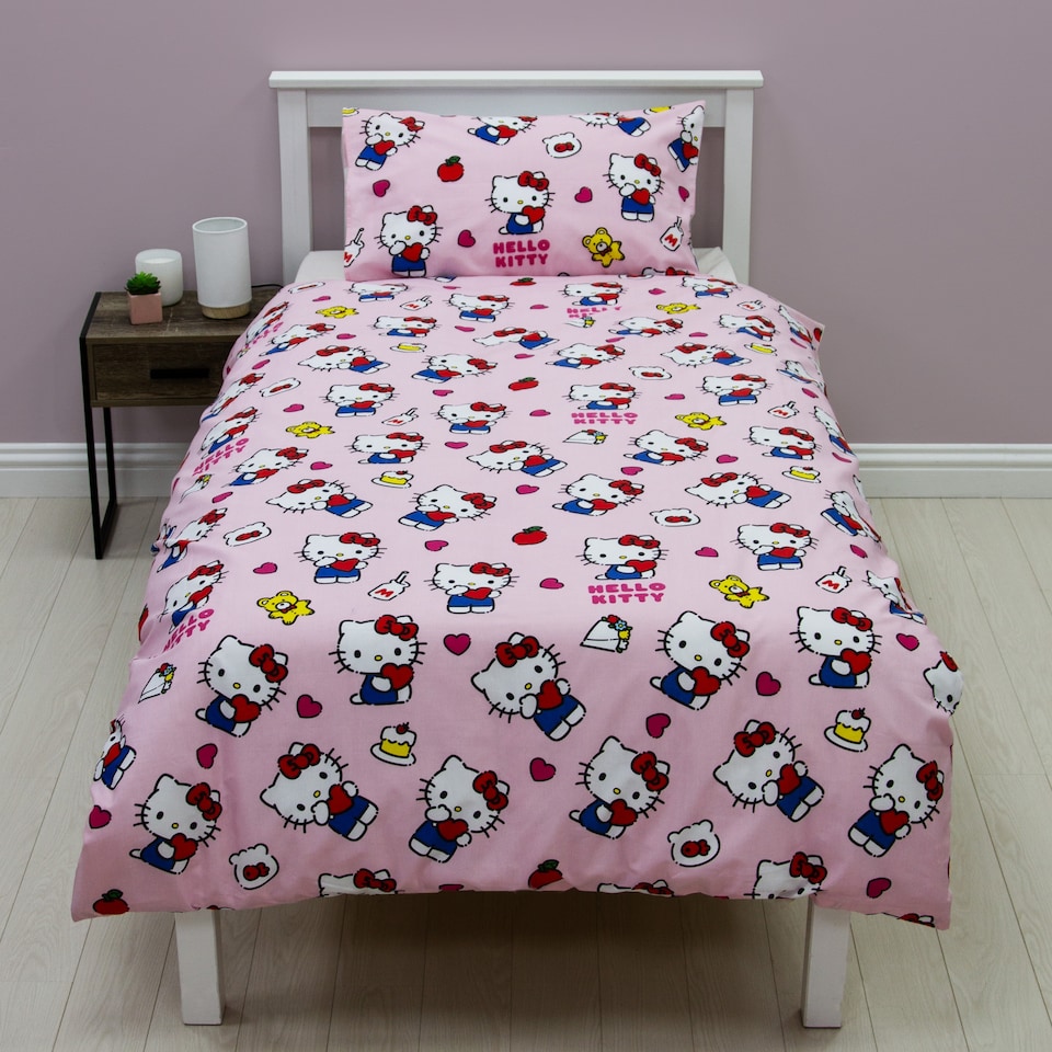 image 1 of Hello Kitty Duvet Set Single