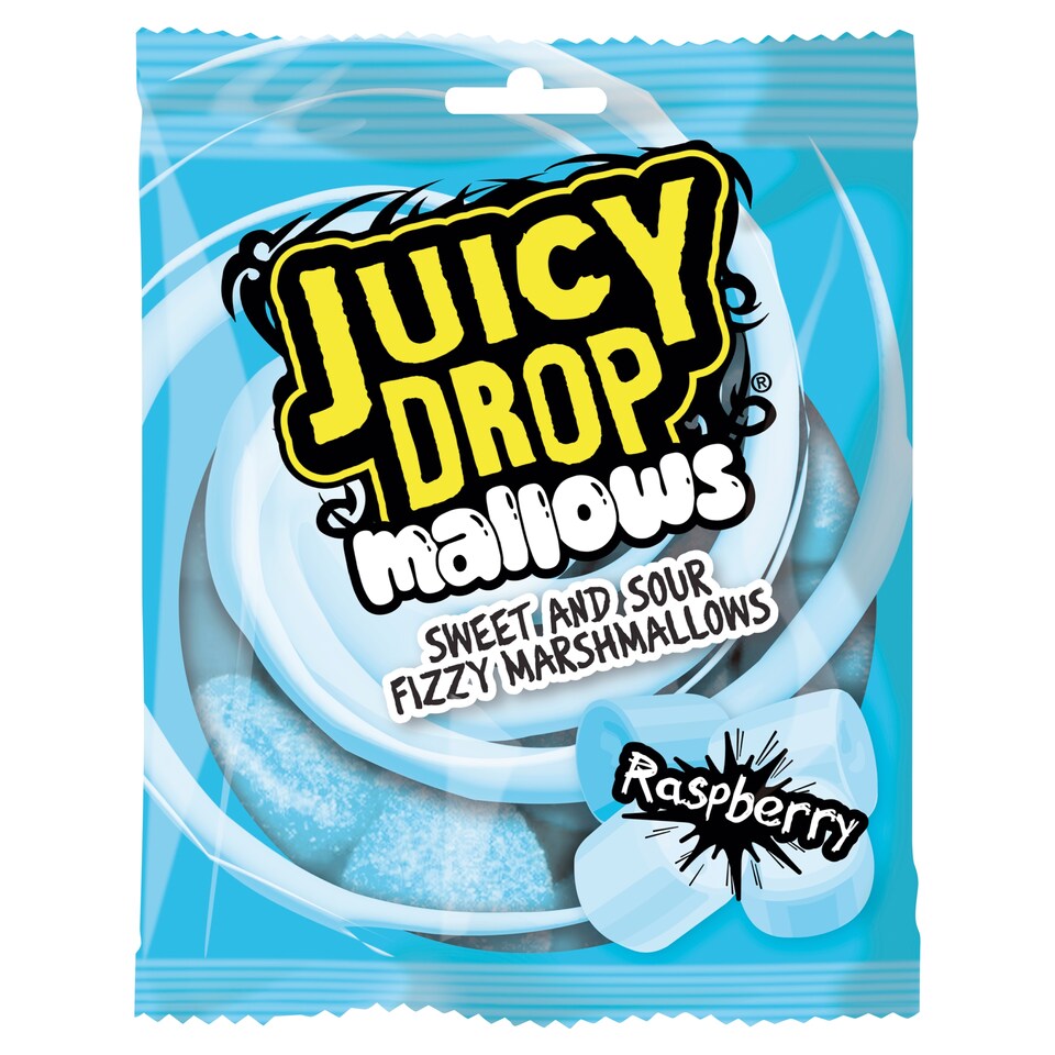 Juicy Drop Mallows Raspberry 100g