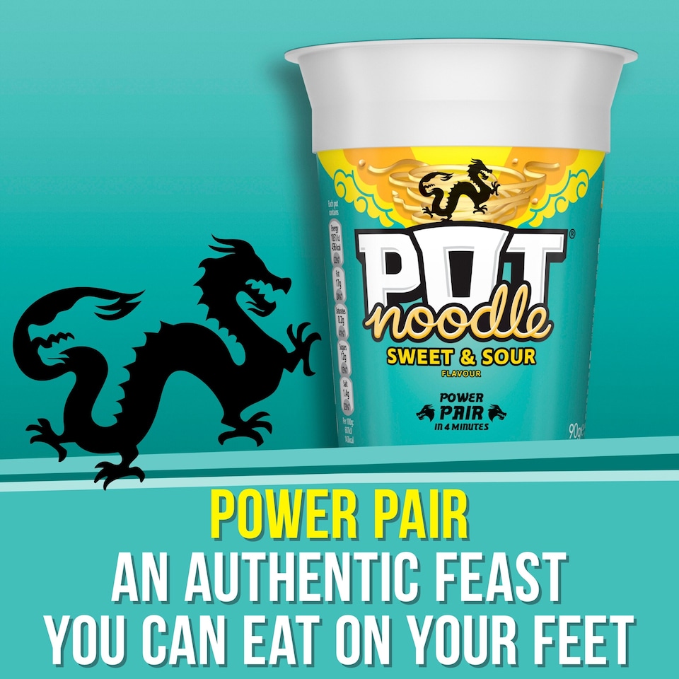 image 1 of Pot Noodle Sweet & Sour Instant Noodles 90g