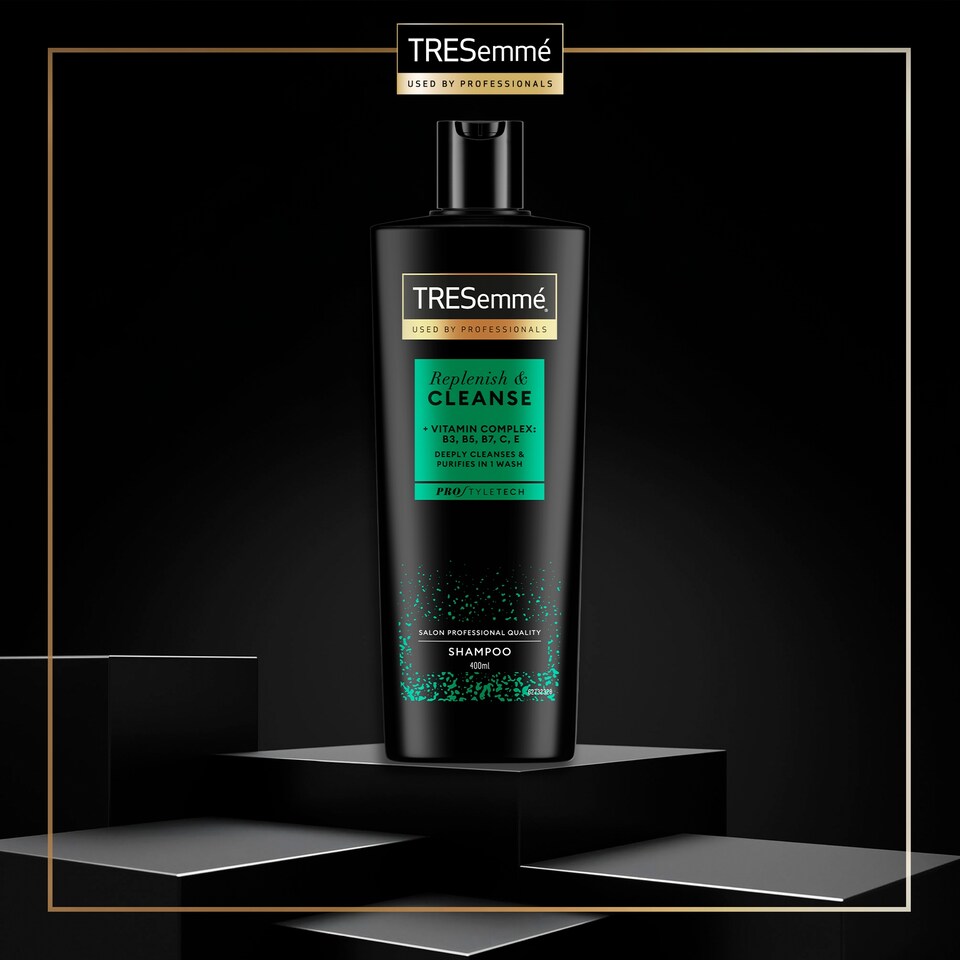image 1 of TRESemmé Replenish & Cleanse Shampoo 400 ml