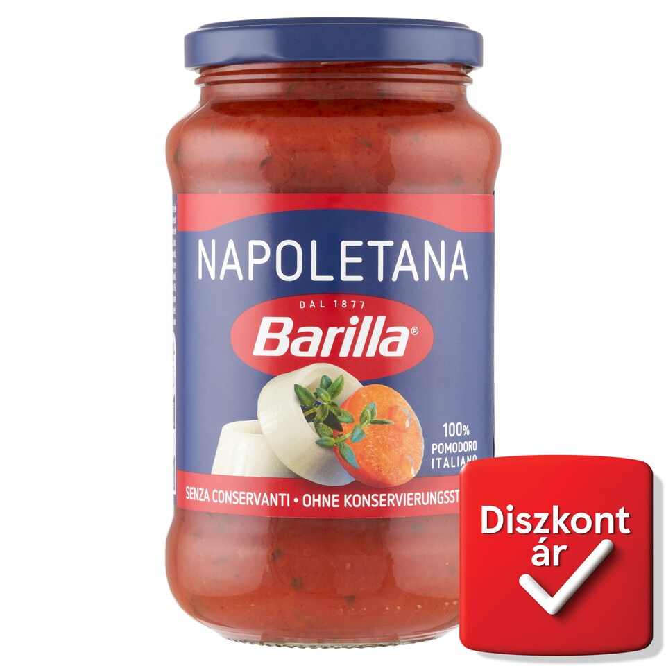 Barilla Napoletana paradicsomszósz hagymával és zöldfűszerekkel 400 g
