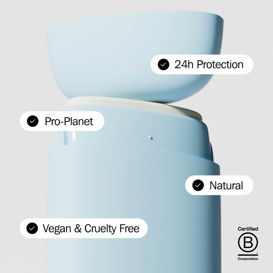image 1 of Fussy Refillable Natural Deodorant Cloud Nine Blue 40g