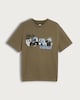 image 4 of F&F Boys Pure Cotton Slogan Short Sleeved T-Shirt in Khaki