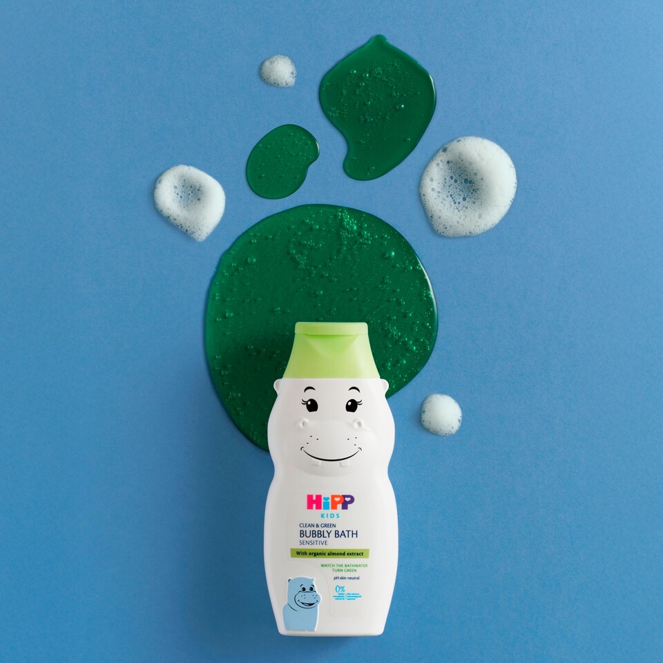 image 1 of Hipp Kids Free From Clean & Green Bubbly Bath 300Ml