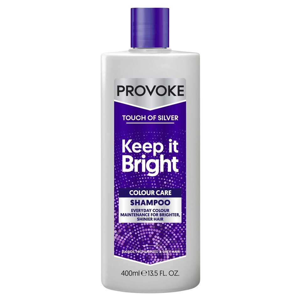 image 1 of Provoke Touch of Silver Keep it Bright Colour Care Shampoo 400ml