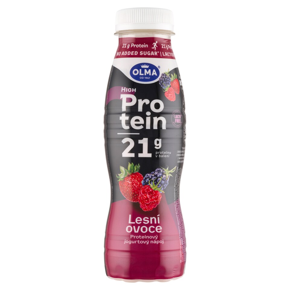 Obrázek 1 pro produkt Olma Proteinový jogurtový nápoj lesní ovoce 320g