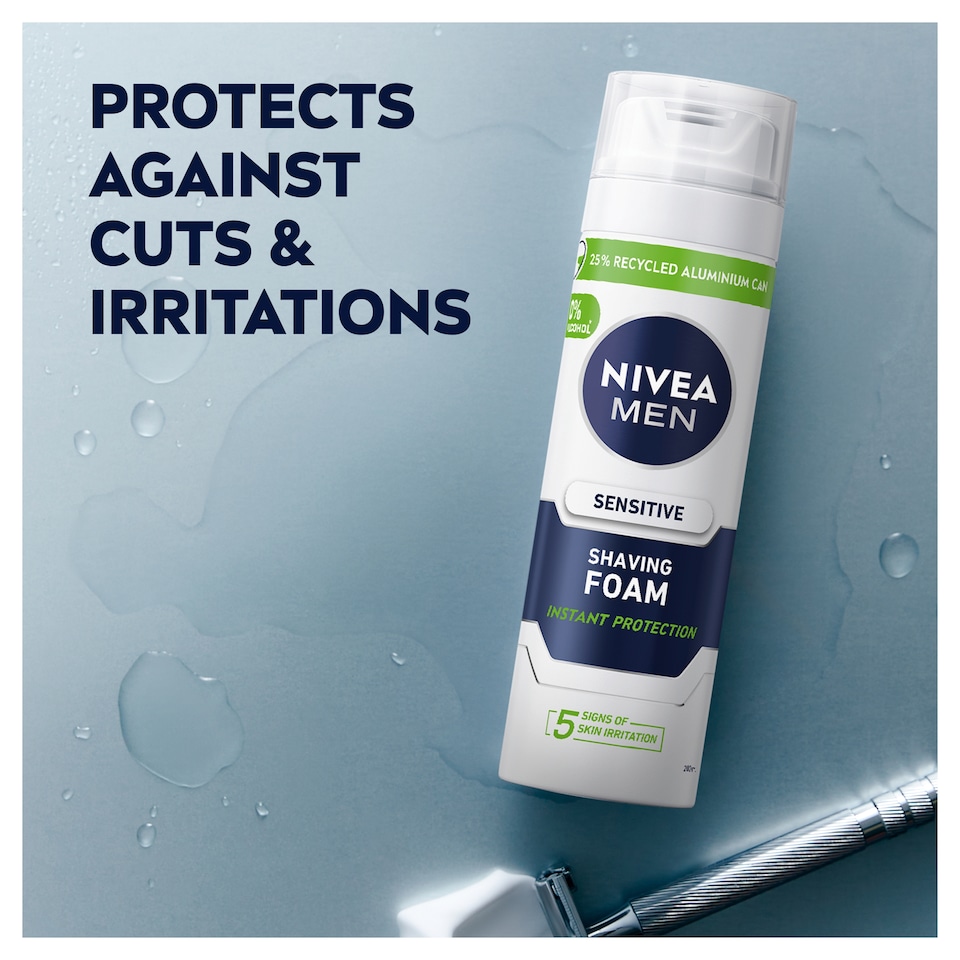 image 1 of NIVEA MEN Sensitive Shaving Foam 200ml